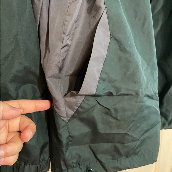 Reebok Mens Sz L Performer Jacket Water Resistant Lightweigt Lined Windbreaker - Picture 9 of 12